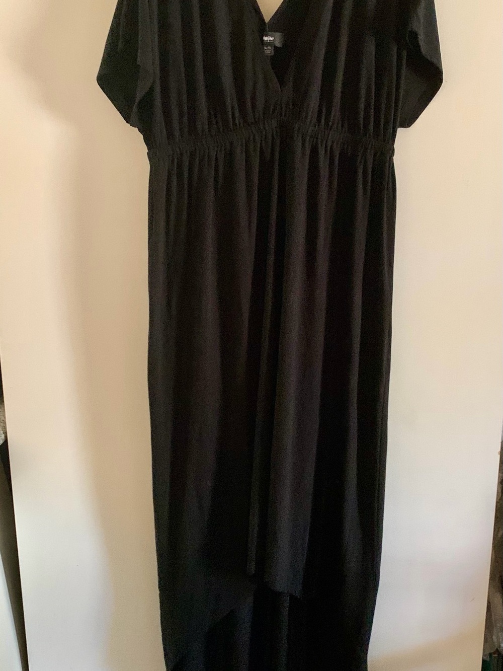 Mossimo Supply Co. Black V-Neck Maxi Dress